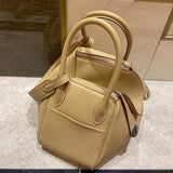 Close-up detail of polished bag design