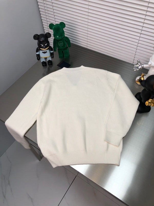 Front view of Louis Vuitton luxury clothing with monogram-inspired silhouette