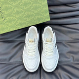 Gucci crisp white luxury sneakers view 11 cushioned comfort fit