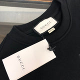 Full styled look of Gucci luxury clothing with relaxed-fit cut