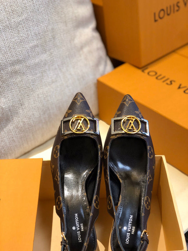 Louis Vuitton luxury shoes close-up — premium authentic designer style