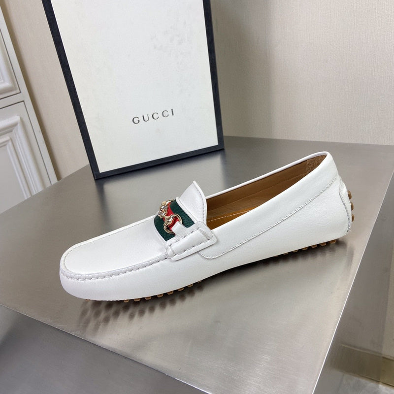 Gucci crisp white luxury sneakers view 7 cushioned comfort fit