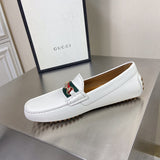 Gucci crisp white luxury sneakers view 7 cushioned comfort fit