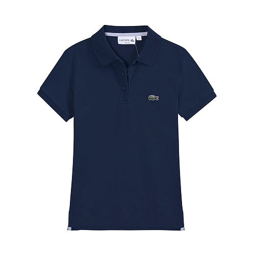 Full styled look of Lacoste luxury clothing with signature branding