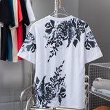 Side profile of Louis Vuitton cotton t-shirt with logo-detail design