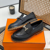 Hermes shoes Style 252 - texture and material detail