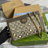 Handle and strap detail of signature structured women's handbag – women's designer-style accessory