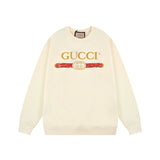 Front view of Gucci luxury clothing with relaxed-fit cut