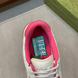 Gucci soft grey luxury sneakers view 9 chunky sole construction