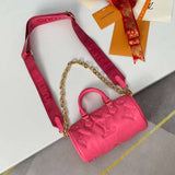 Close-up detail of chic everyday-luxe women's handbag – women's luxury handbag