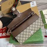 Back view of statement elevated women's handbag – women's designer-style accessory
