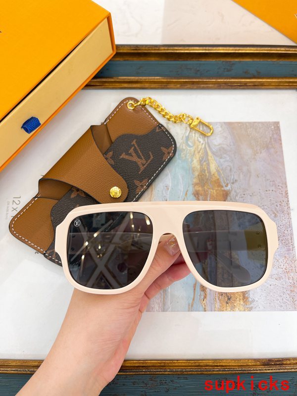 Side view of Louis Vuitton unisex sunglasses