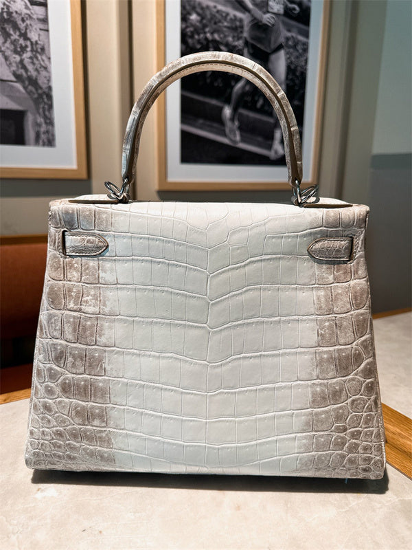 Close-up detail of polished bag design