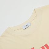 Close-up detail shot of Rhude luxury clothing with contemporary cut