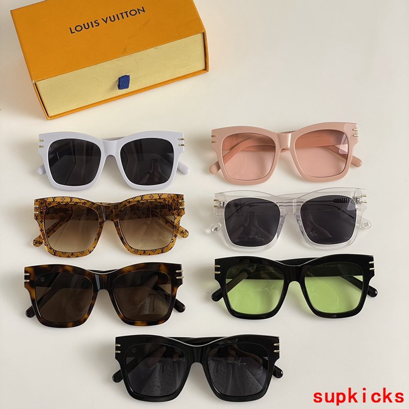 Lifestyle view of Louis Vuitton unisex sunglasses