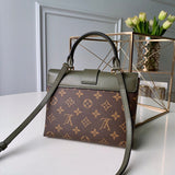 Top view of premium classic women's handbag – women's premium purse