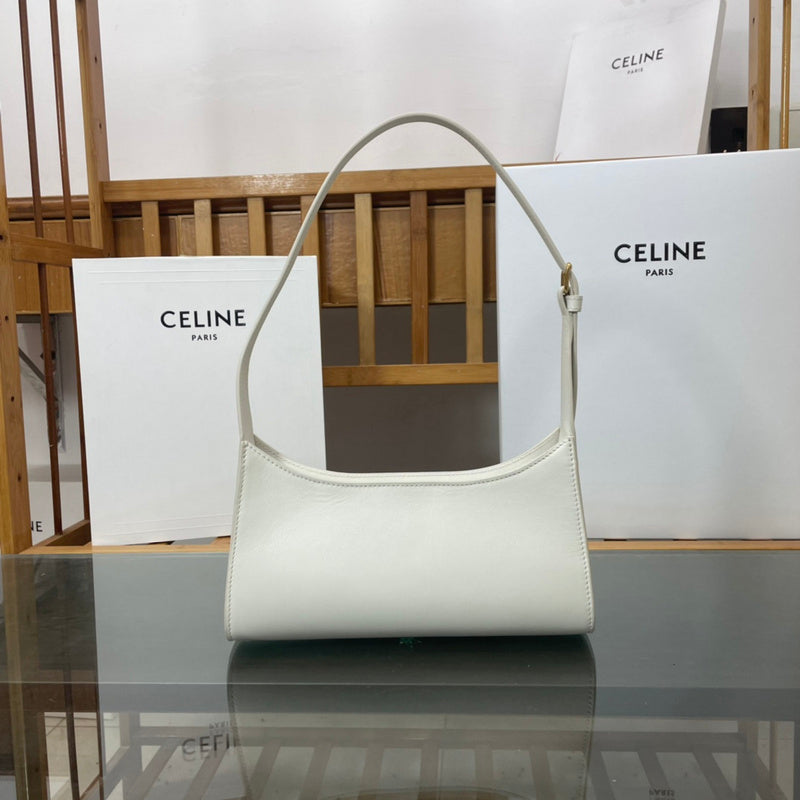 Back view of chic structured women's handbag – women's everyday handbag