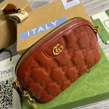 Back view of modern elevated women's handbag – women's designer-style accessory