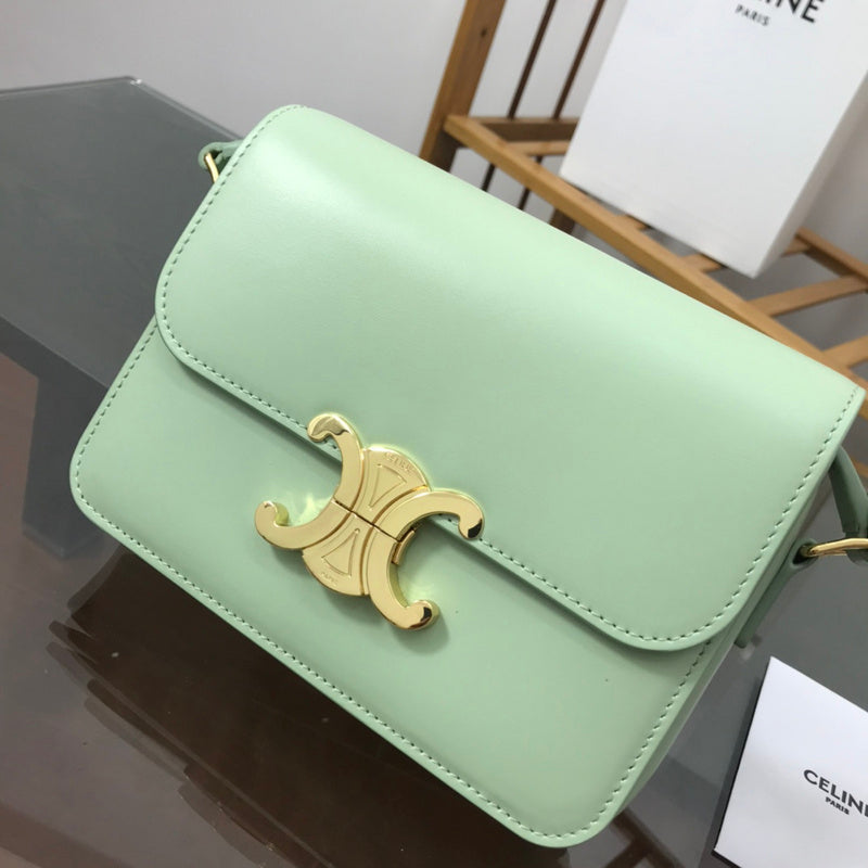 Front view of sleek chic women's handbag – women's statement bag