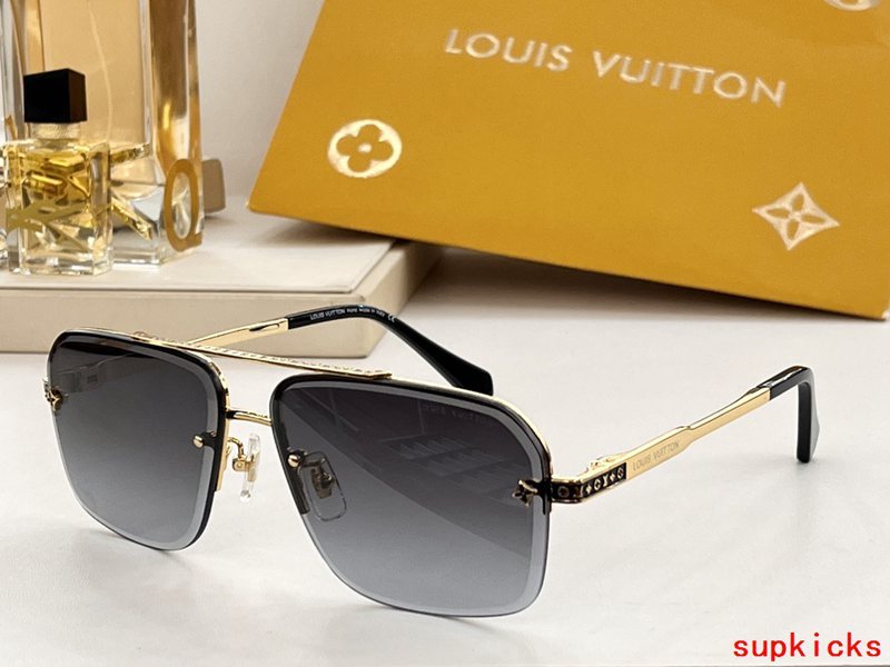 Full view of Louis Vuitton unisex sunglasses