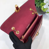 Close-up detail of premium polished women's handbag – women's luxury handbag