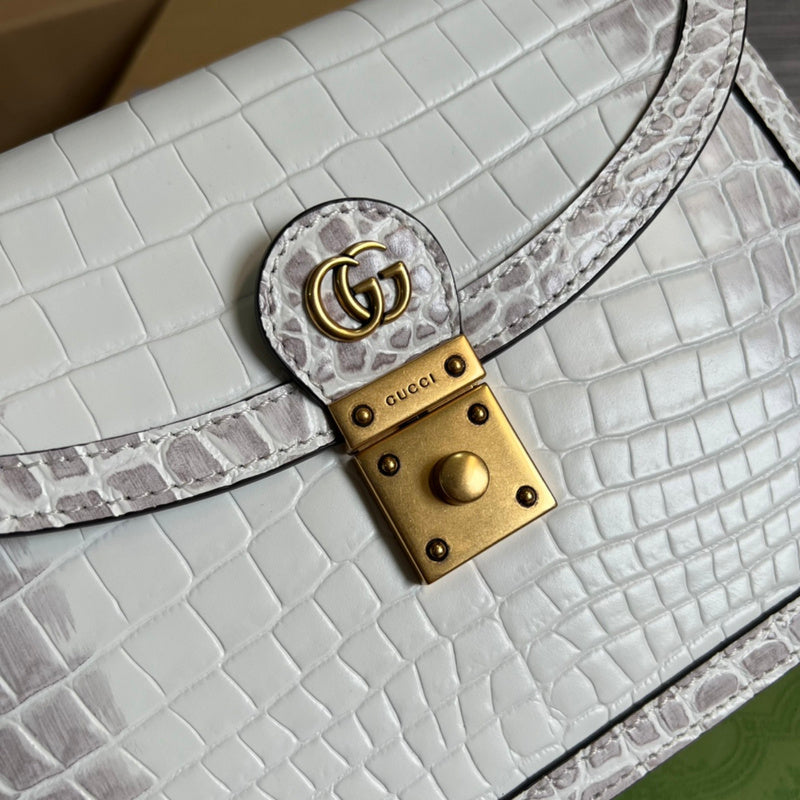 Back view of structured classic women's handbag – women's premium purse