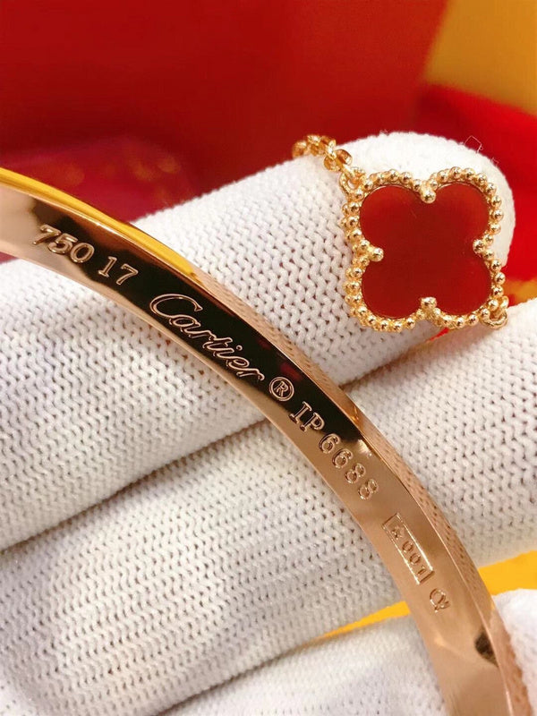 Front view of Cartier unisex jewelry piece