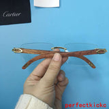 Lifestyle view of Cartier unisex sunglasses