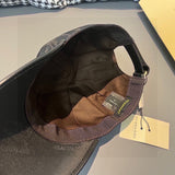 Side view of Burberry unisex cap