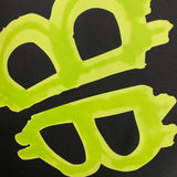 Close-up of Balenciaga t-shirt craftsmanship