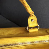 Understated Vegan Leather Handbag - Chic Everyday Appeal | Women's Fashion Handbag #966 - back view (image 4) of designer-inspired handbag