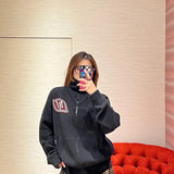 Full styled look of Louis Vuitton luxury clothing with contemporary cut
