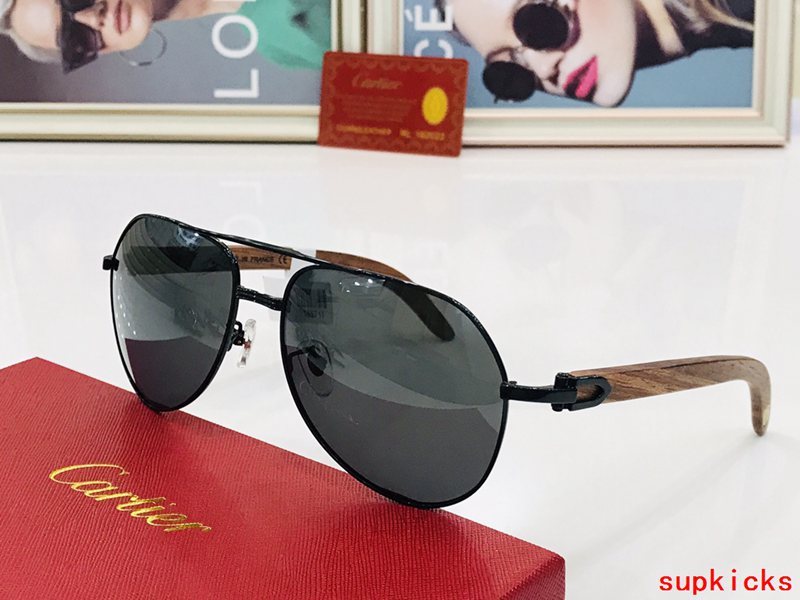 Side view of Cartier unisex sunglasses