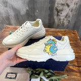 Gucci bold contrast luxury sneakers view 4 signature lace-up style
