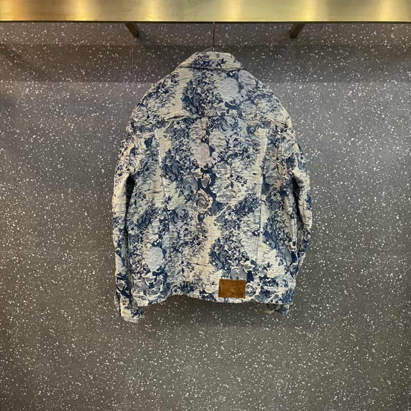 Back view of Louis Vuitton luxury clothing with streetwear-inspired cut