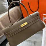 Elegant bag shown from front angle
