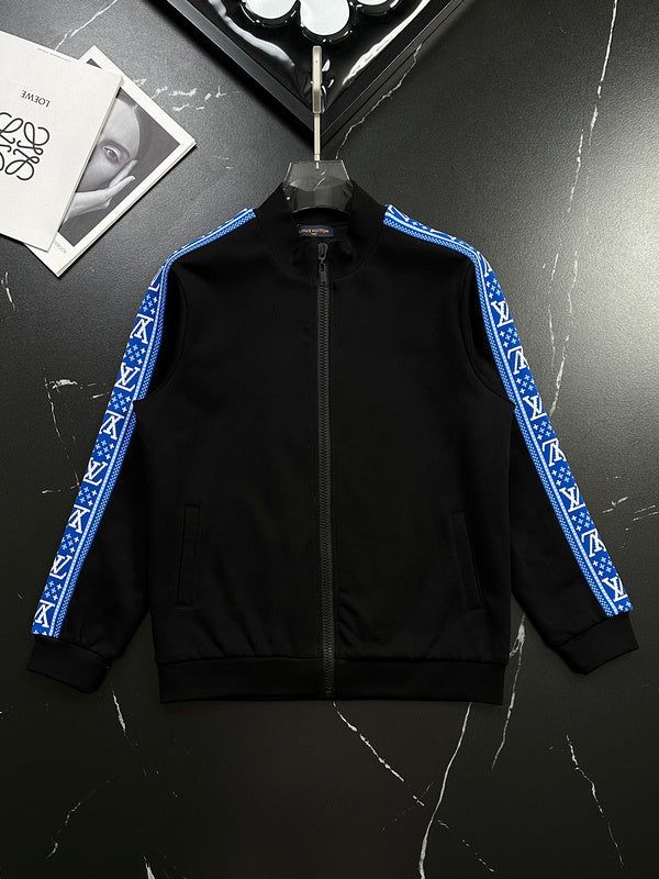 Close-up detail shot of Louis Vuitton luxury clothing with streetwear-inspired cut