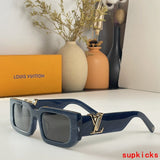 Lifestyle view of Louis Vuitton unisex sunglasses