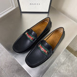 Gucci two-tone luxury sneakers view 9 breathable knit upper