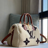  clean-lined carryall bag detail view showing craftsmanship