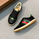 Gucci sneakers detailed view showing premium designer craftsmanship