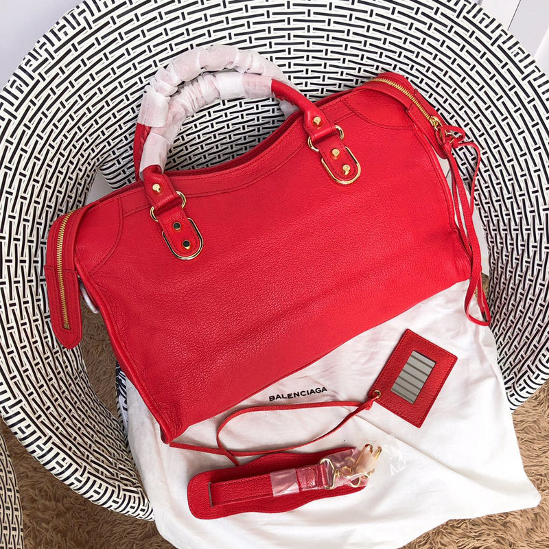 Top view of polished statement women's handbag – women's designer-style accessory