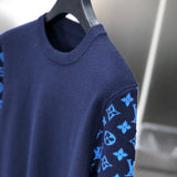 Close-up detail shot of Louis Vuitton luxury clothing with tailored silhouette