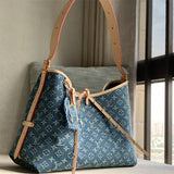  Smart top-handle bag carried on shoulder