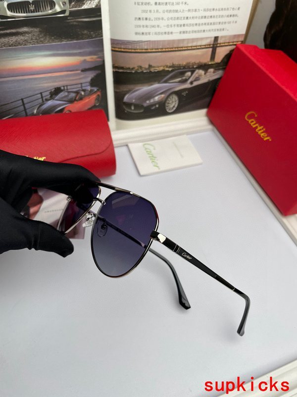 Full view of Cartier unisex sunglasses
