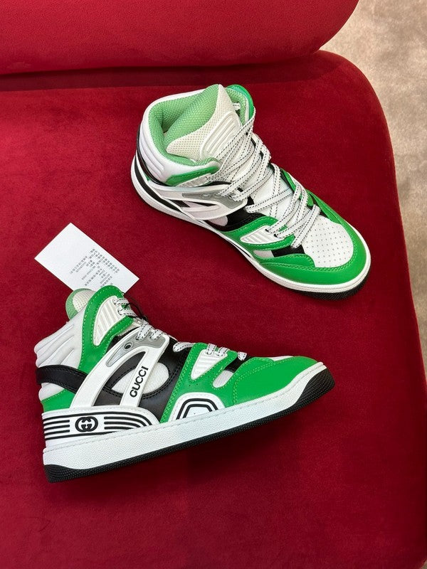 Gucci bold contrast luxury sneakers view 7 streetwear statement look
