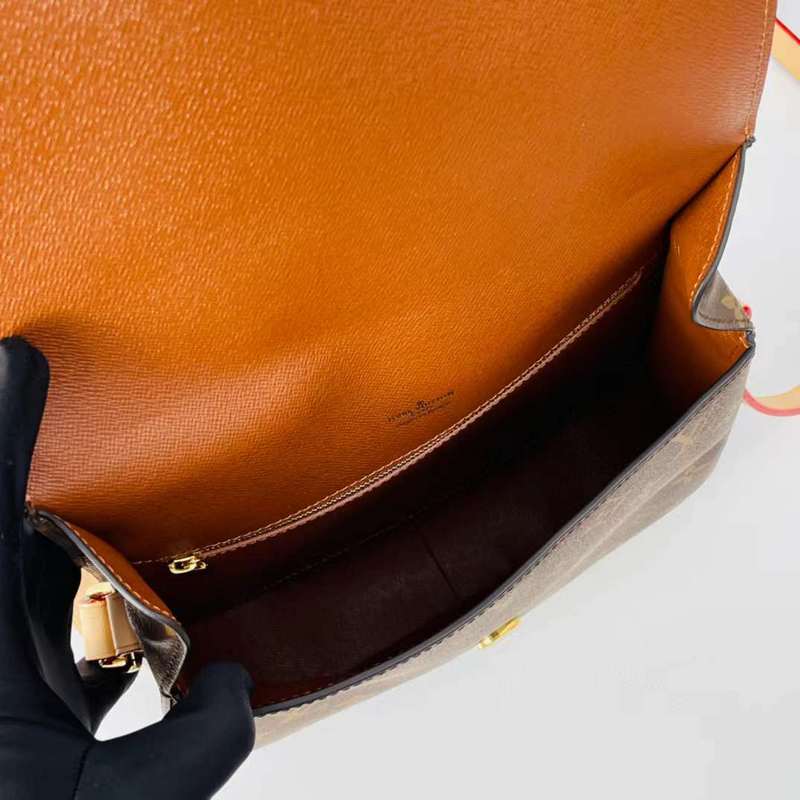 Top view of chic signature women's handbag – women's everyday handbag