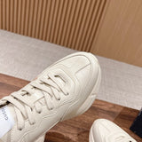 Gucci tonal black luxury sneakers view 7 bold athletic profile