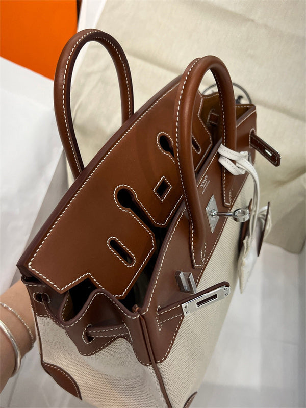 Close-up detail of structured bag design