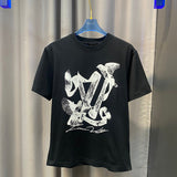 Side profile of Louis Vuitton cotton t-shirt with tailored silhouette
